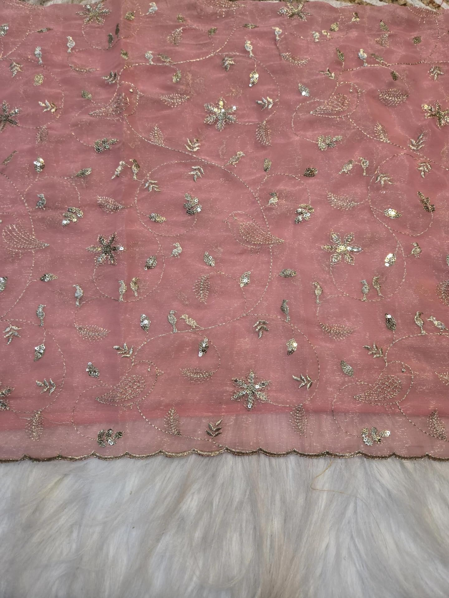 Women's Saree with Embroidered Blouse Piece - Image 8