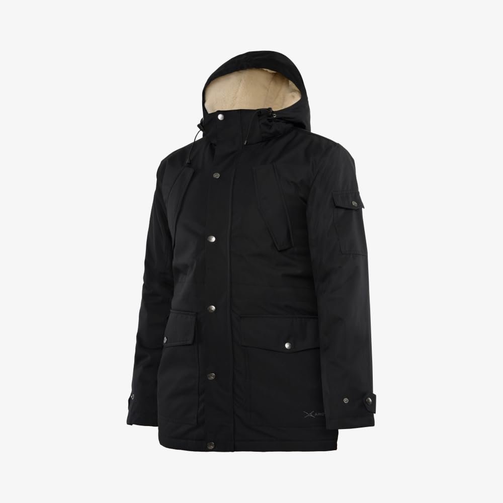 Men's Standard Wolf Creek Insulated Jacket, Black, Small - Image 4