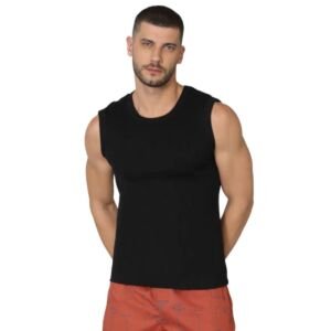 Men's Sleeveless Gym Tank top | Dry fit t-Shirt for Men | Fitness Gym Winter Dry fit Gym fit for Men (in, Alpha, Regular, RED)