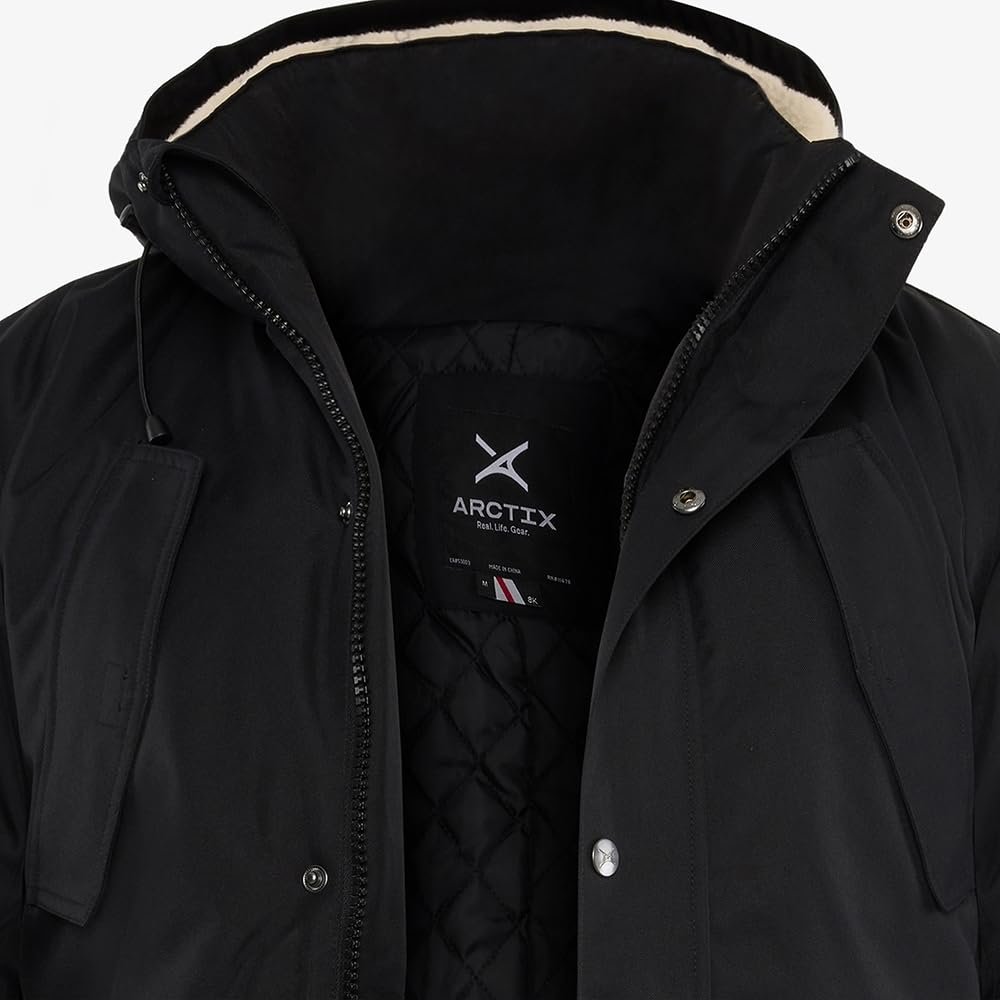 Men's Standard Wolf Creek Insulated Jacket, Black, Small - Image 6