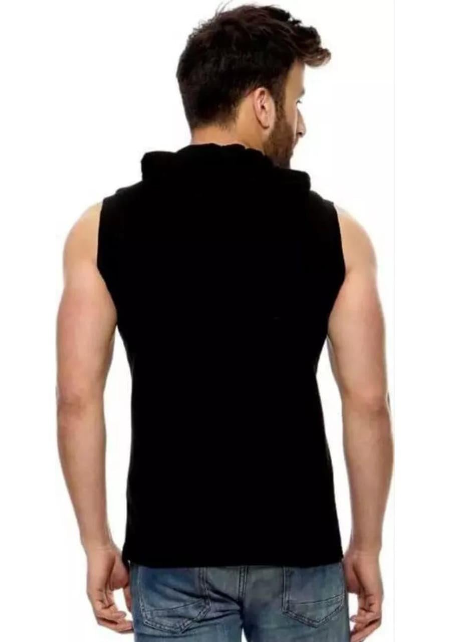 Men's Regular Sleeveless Polyester Gym Vest - Workout Tank Top for Fitness Enthusiasts (Size : M) | 01Vests Multicolour - Image 2