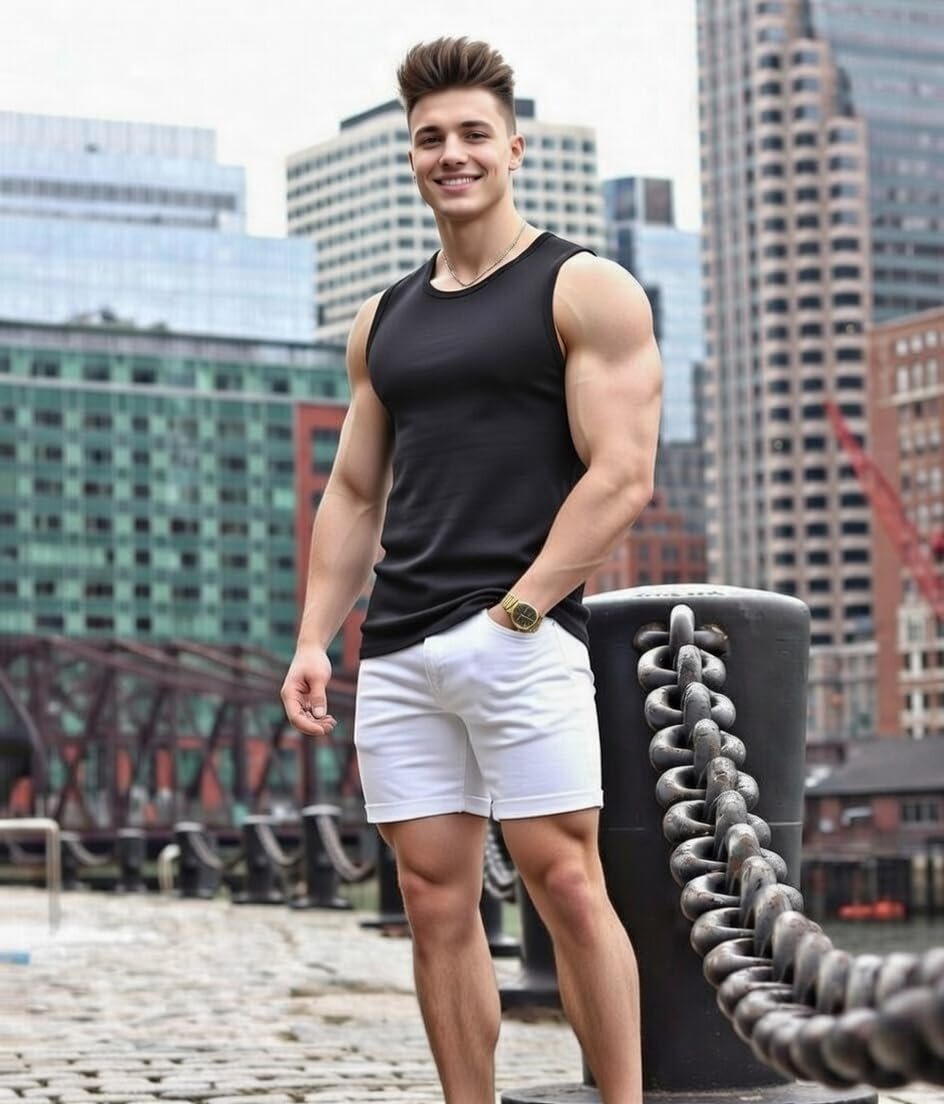 Mens Polyester Gym Vest Regular Fit Sleeveless Tank Top Workout Running Training Sando Undershirt Athletic Wear Round Neck Lightweight Quick Dry Summer Activewear (in, Alpha, Black) - Image 6