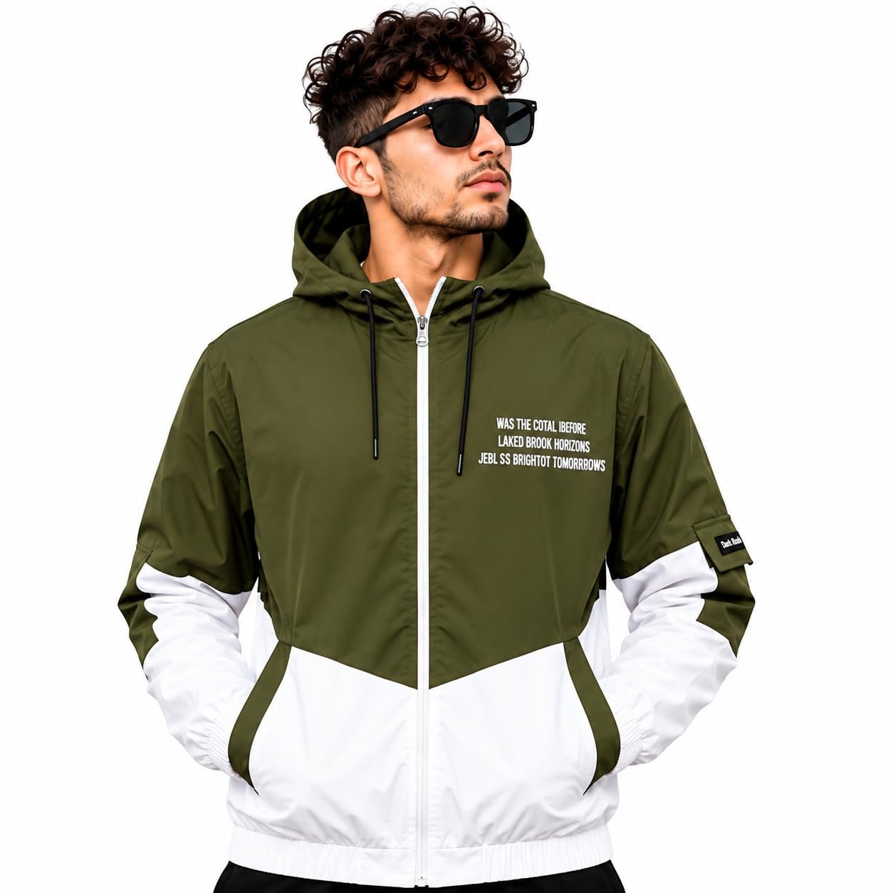 Wind Cheater For Men | Winter Jacket For Men Back Print | Light Weight