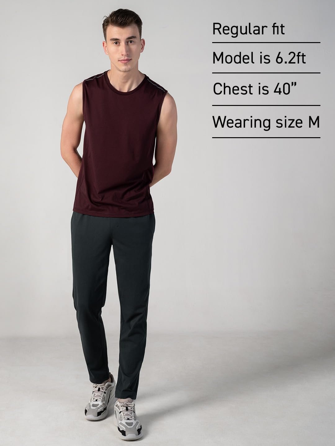 Breeeze Tank Tops | Premium Cotton Blend, Ultra Lightweight Tank Tops-Port Wine-Pack of 1 - Image 7