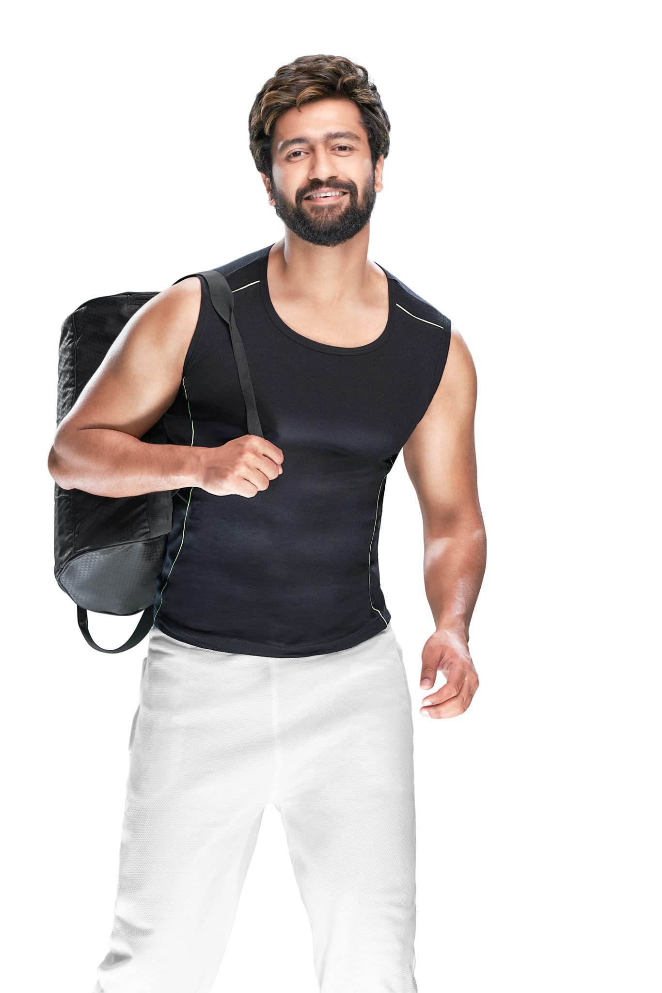 Men's Super Soft Cotton Round Neck Vest (Pack of 2) | Red & Charcoal - Image 3