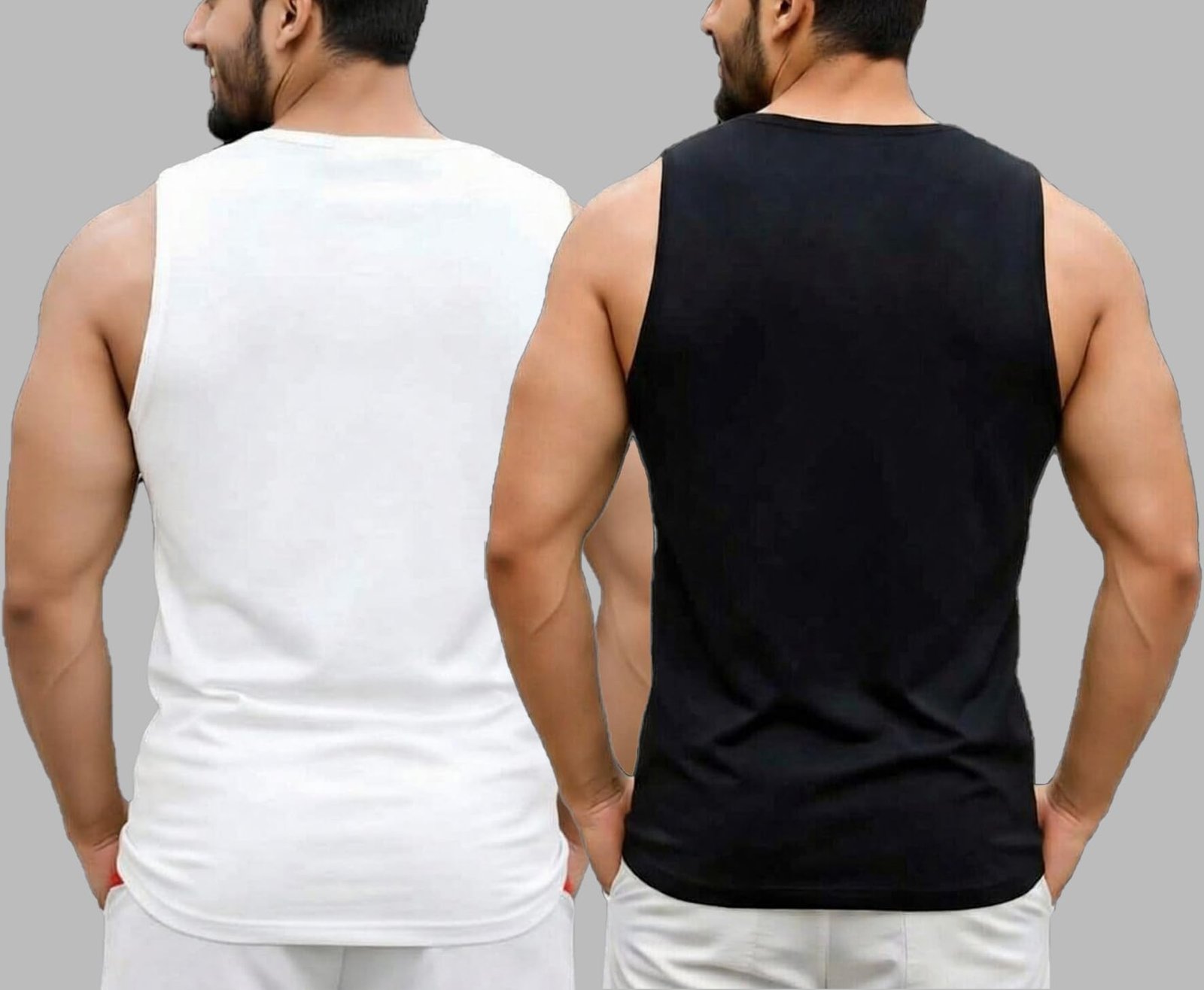 Vest for Men Sleeveless Pack of 2 Men Vest Men Comfortable Gym Wear for Men Vests Multicolour - Image 2