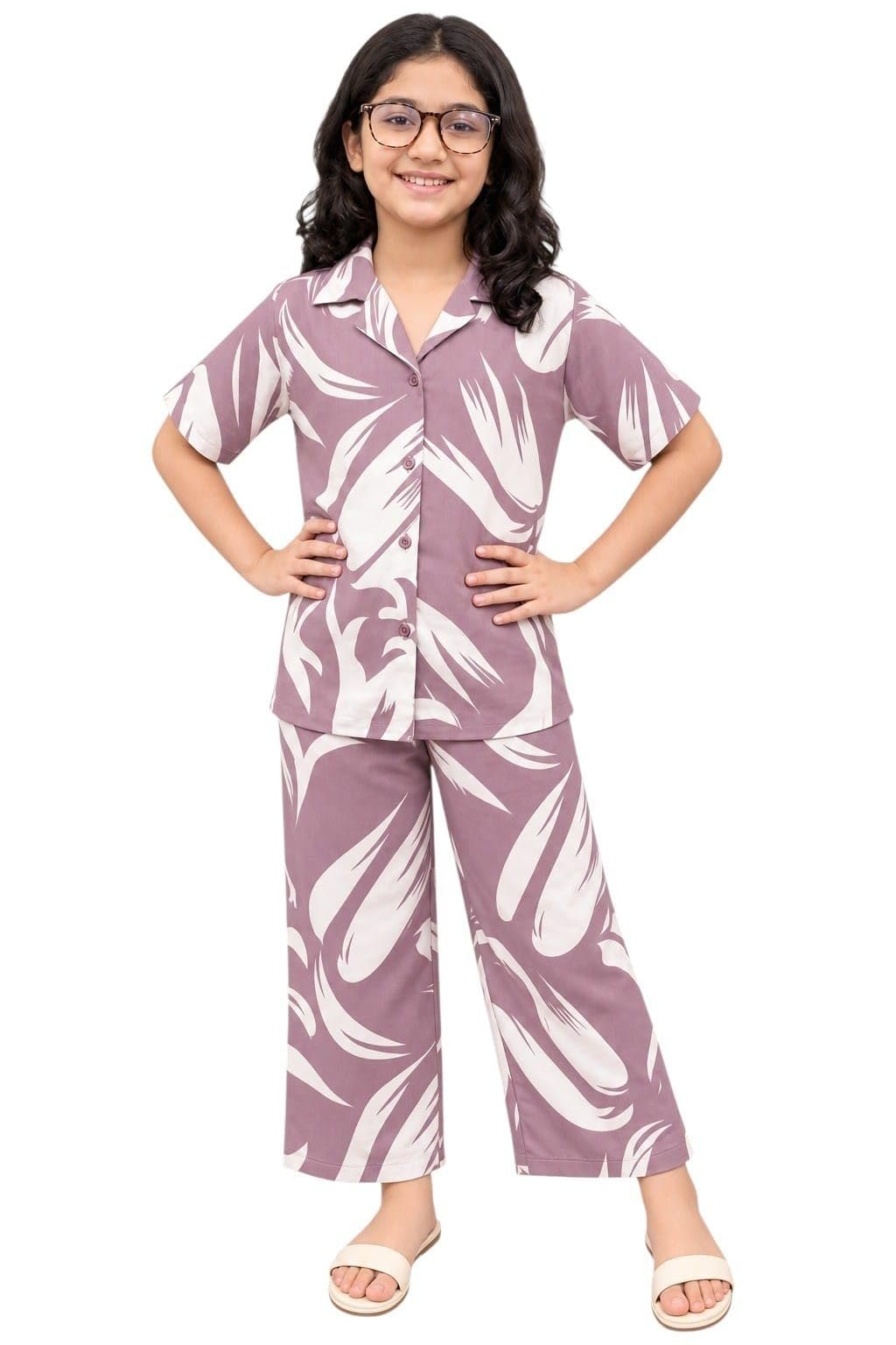 Kids co ord set shirt and pant Fancy kids cordset shirt top and pant,Girls Stylish Co-ord Set
