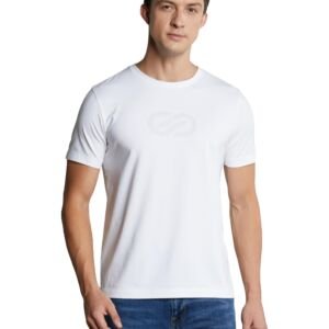 Men's Cotton Stretch T-Shirt (Regular Fit) (White)
