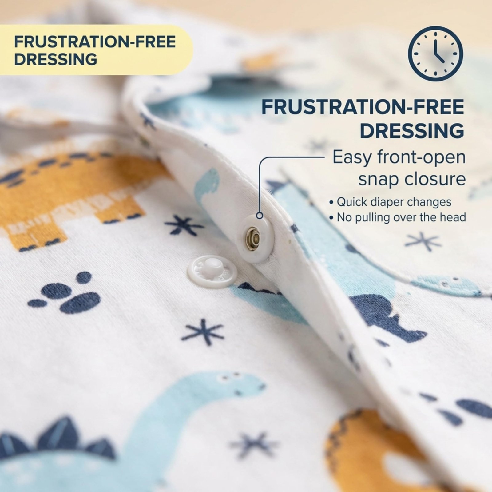 Cotton Night Suit for Kids Boys and Girls | Breathable Night Dress for Kids Boys and Girls | Printed Pajama Set | All-Season Daily Use Sleepwear | Party, Bunny | 4-5Y | Pack of 2 - Image 6