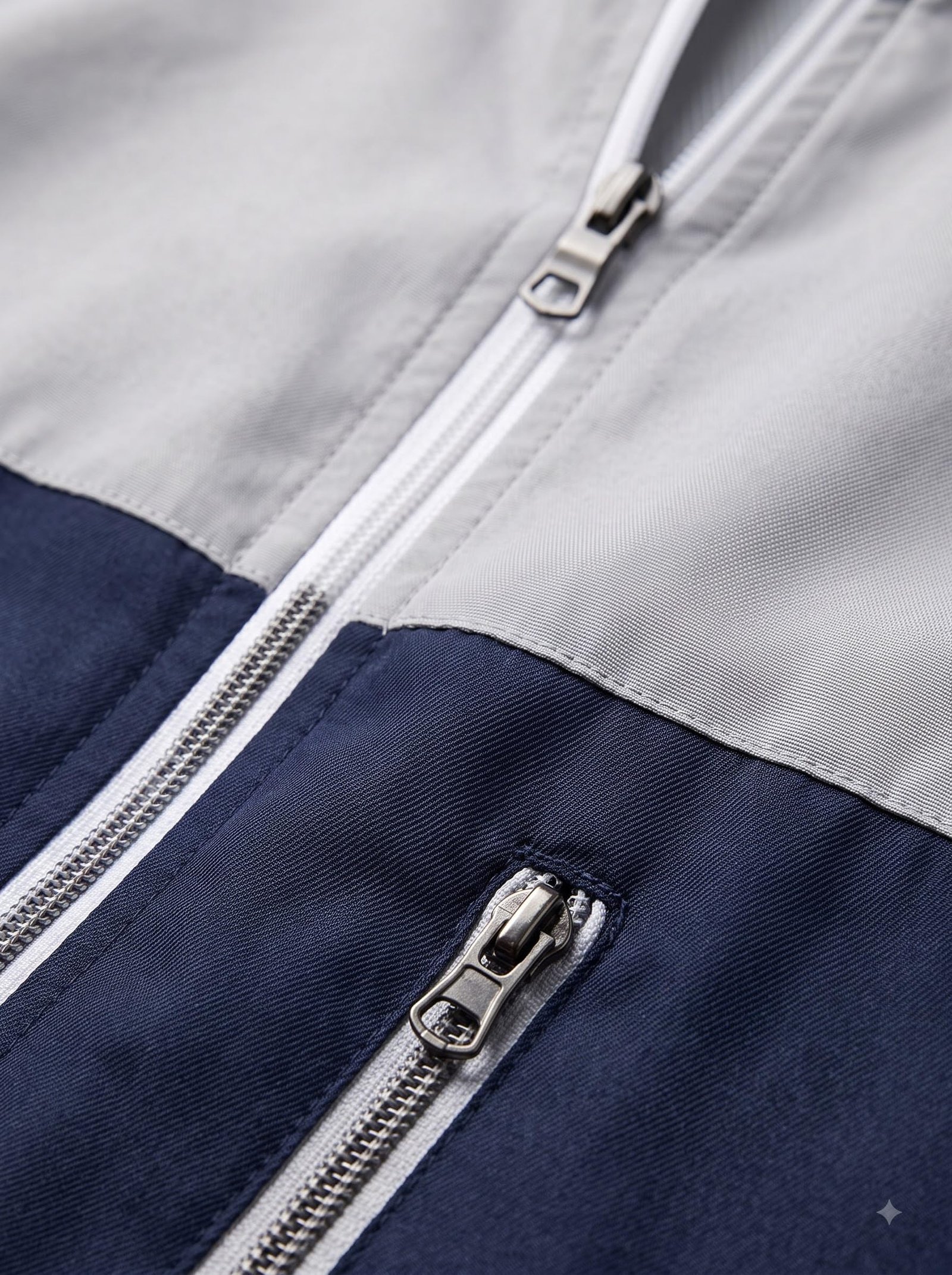 Women’s Stand Collar Full Zip Windbreaker Jacket - Image 7